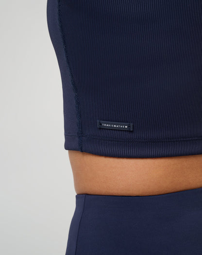 Limitless Moveknit Sleeveless Top Navy Blazer | Travis Mathew