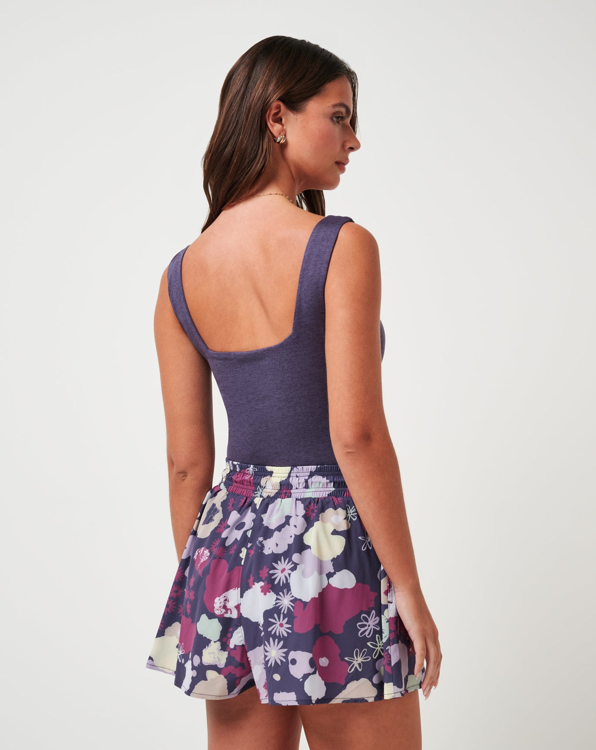 Skyline Tank Bodysuit Heather Graystone | Travis Mathew