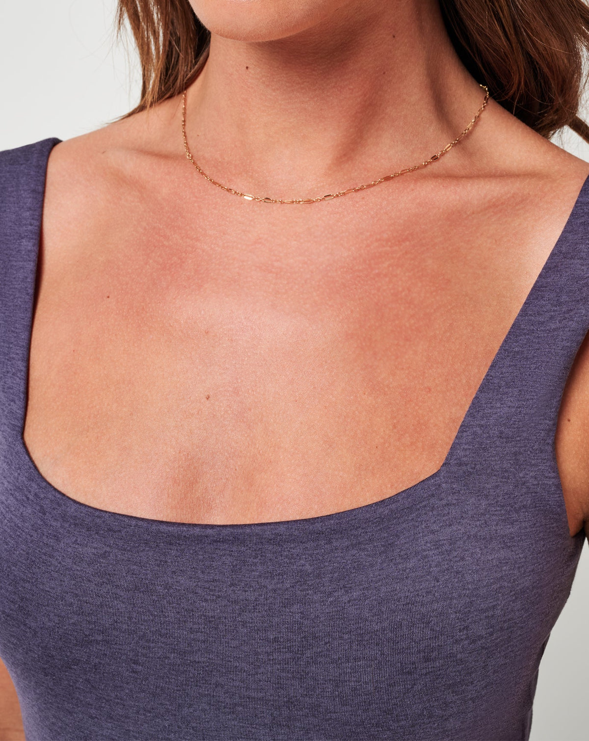 Skyline Tank Bodysuit Heather Graystone | Travis Mathew