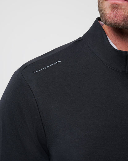 Los Angeles Dodgers Time To Tailgate Quarter Zip Black | Travis Mathew
