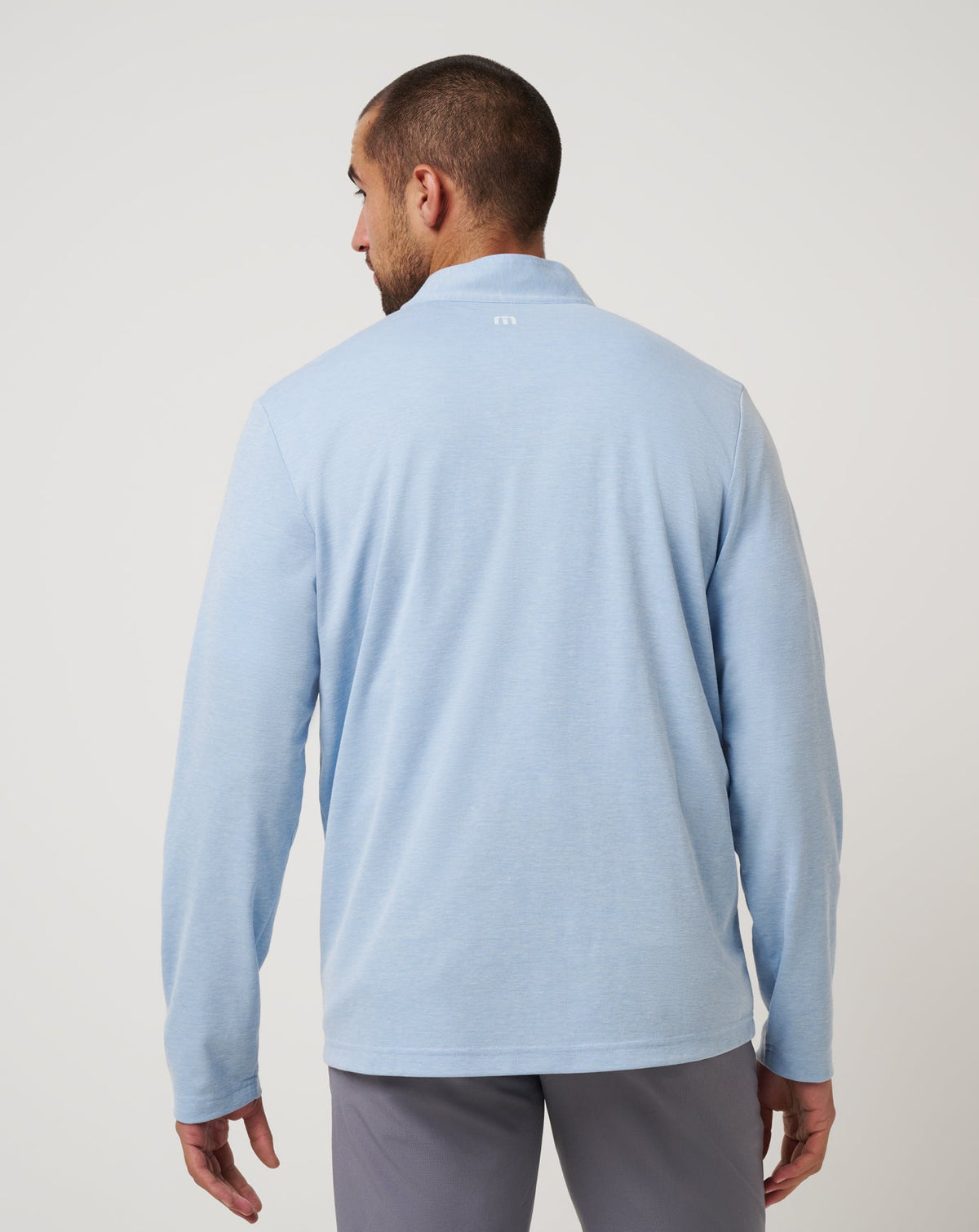 Philadelphia Phillies Time To Tailgate Quarter Zip Heather Blue | Travis Mathew