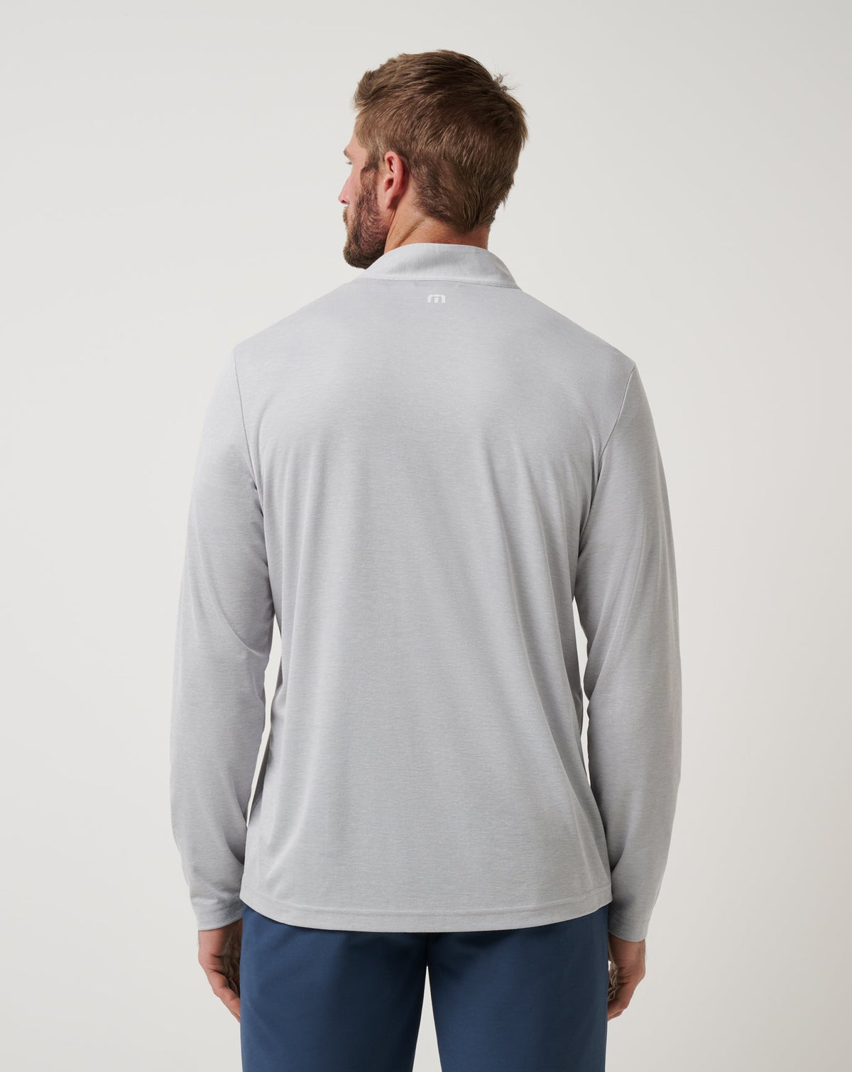 Philadelphia Phillies Time To Tailgate Quarter Zip Heather Grey | Travis Mathew