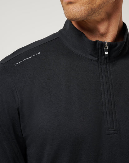 Alabama Time To Tailgate Quarter Zip Black | Travis Mathew