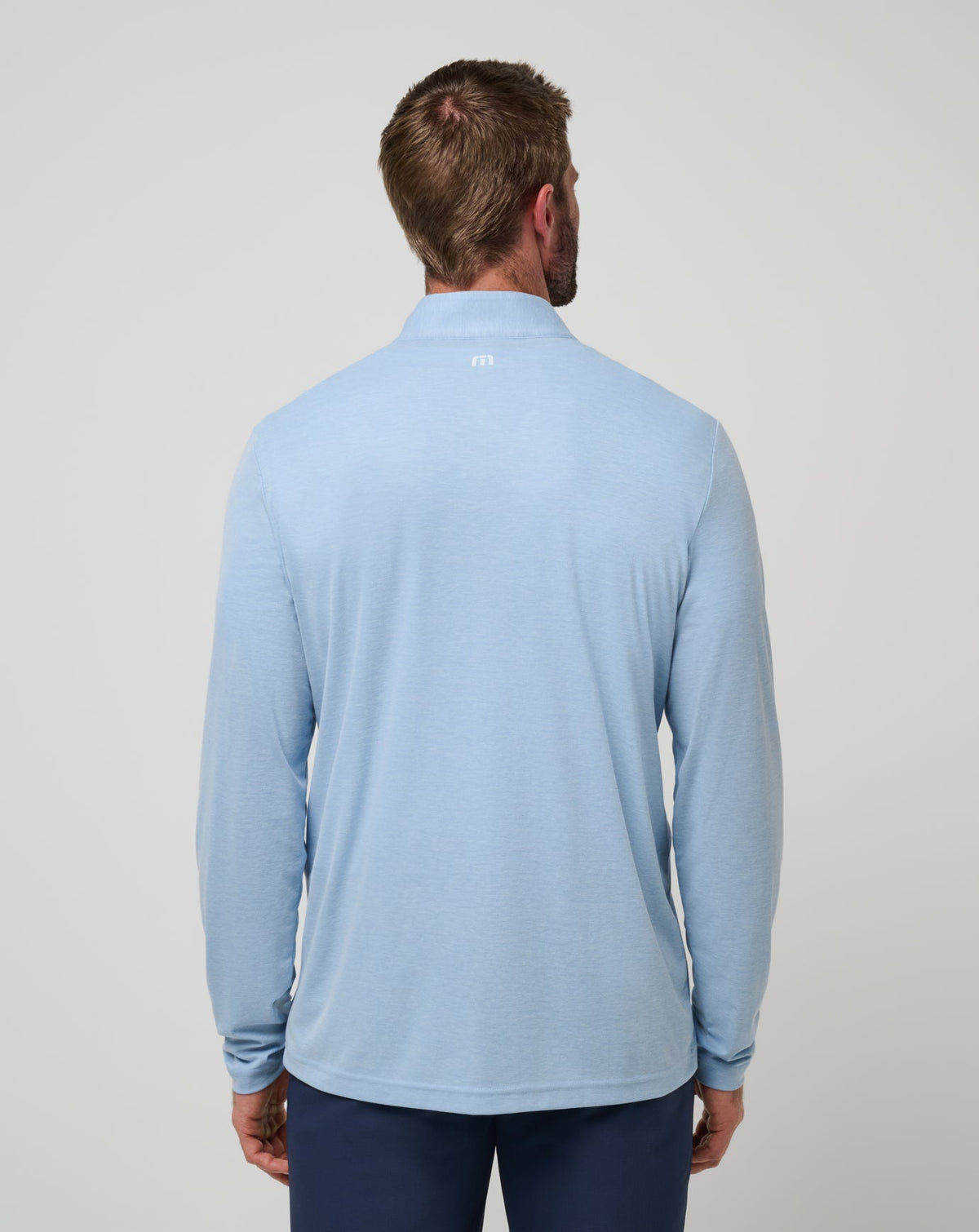 Tennessee Time To Tailgate Quarter Zip Heather Blue | Travis Mathew