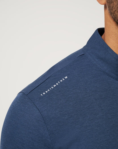 Auburn Time To Tailgate Quarter Zip Navy | Travis Mathew