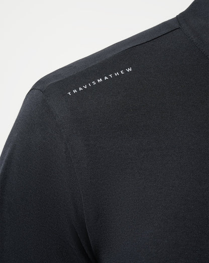 Arkansas Time To Tailgate Quarter Zip Black | Travis Mathew