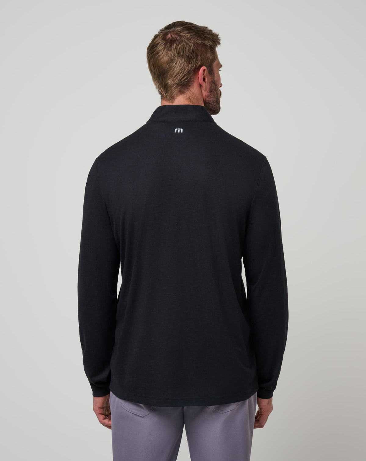 LSU Time To Tailgate Quarter Zip Black | Travis Mathew