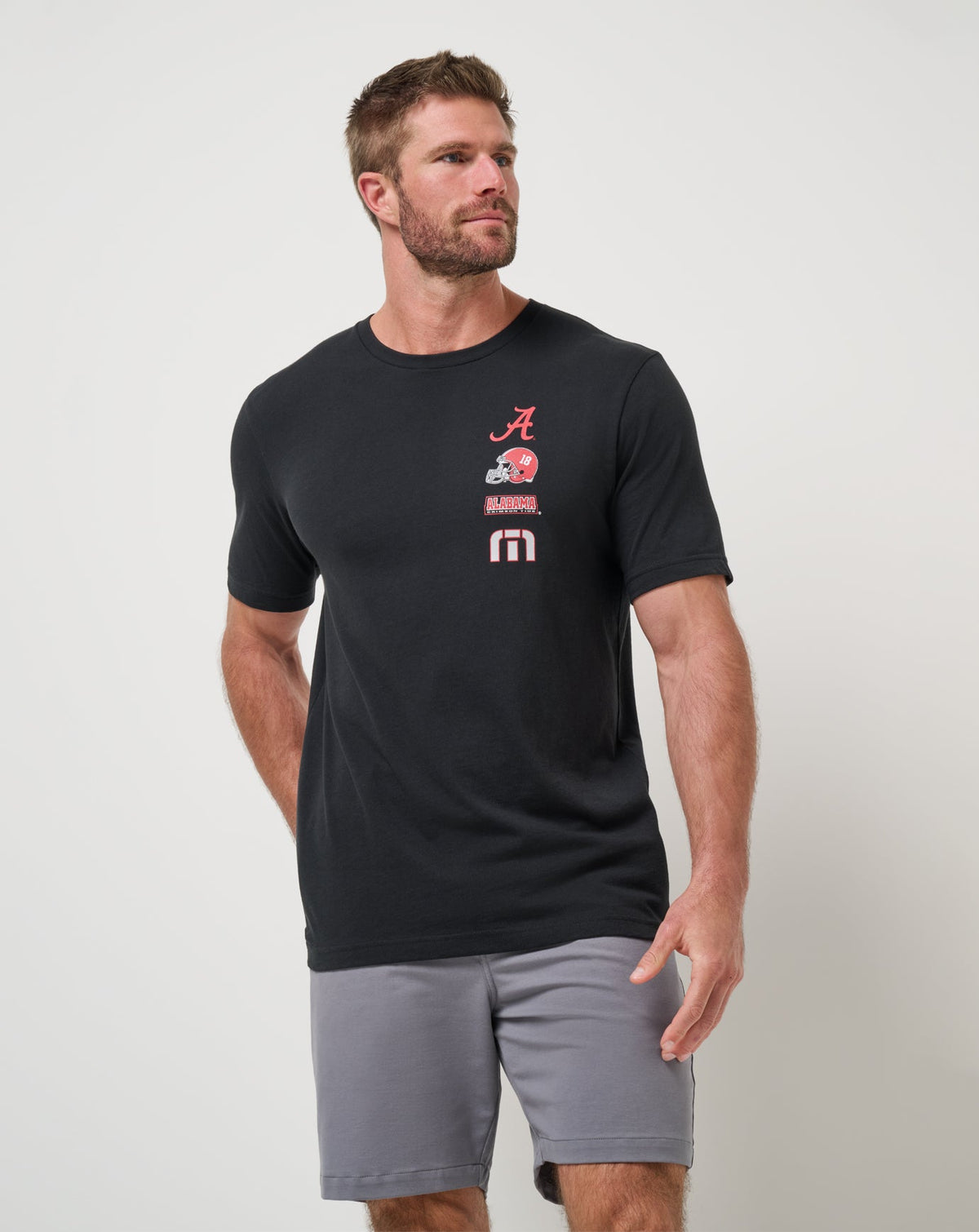 Alabama Playoffs 2.0 Tee Black | Travis Mathew
