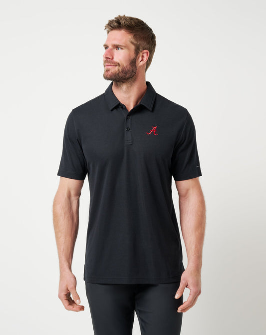 Alabama School Pride Polo Black | Travis Mathew