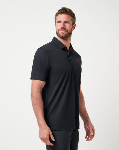 Alabama School Pride Polo Black | Travis Mathew