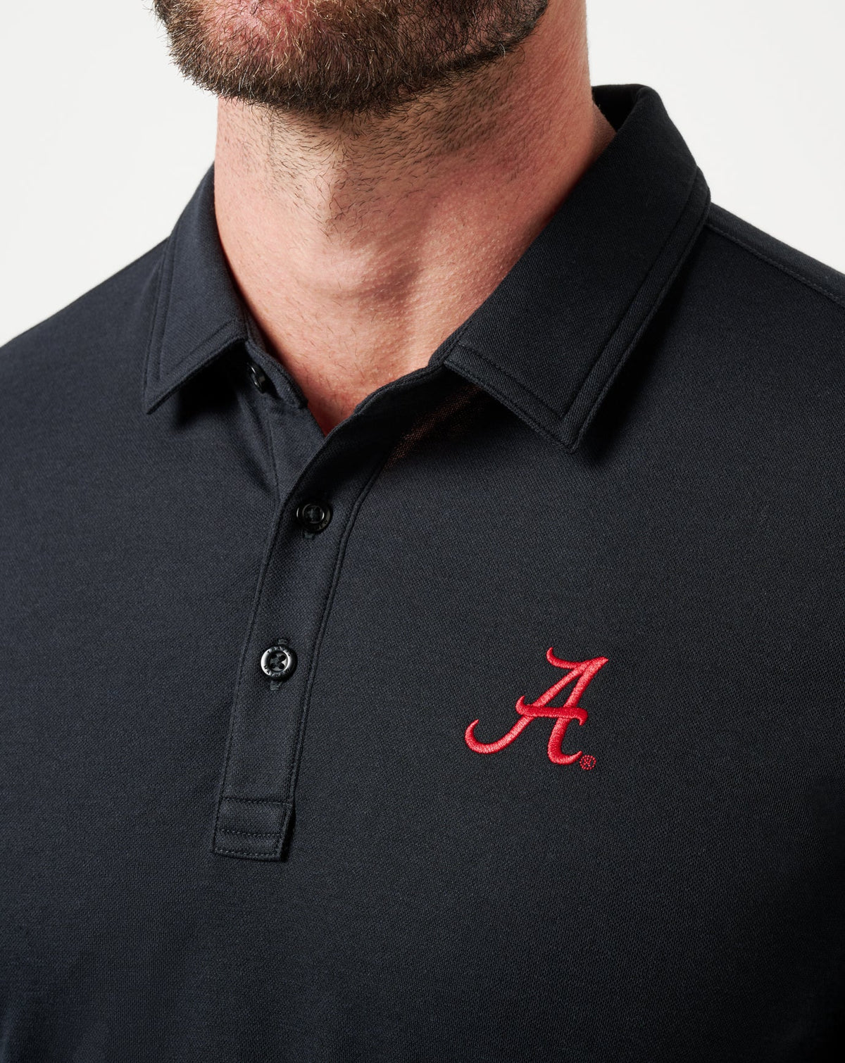 Alabama School Pride Polo Black | Travis Mathew