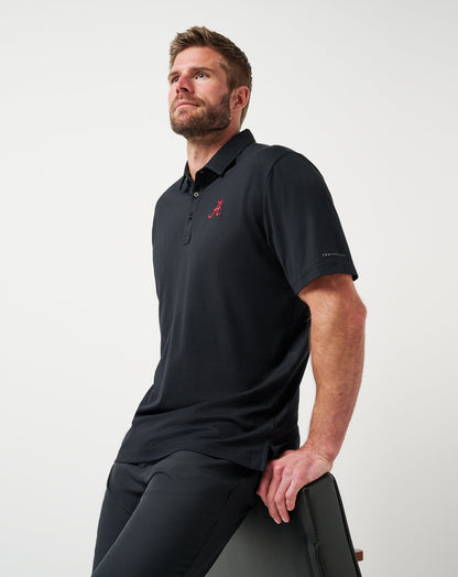 Alabama School Pride Polo Black | Travis Mathew