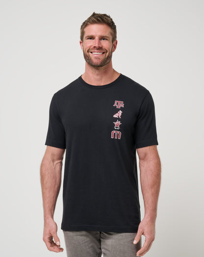 Texas A&M Playoffs 2.0 Tee Black | Travis Mathew
