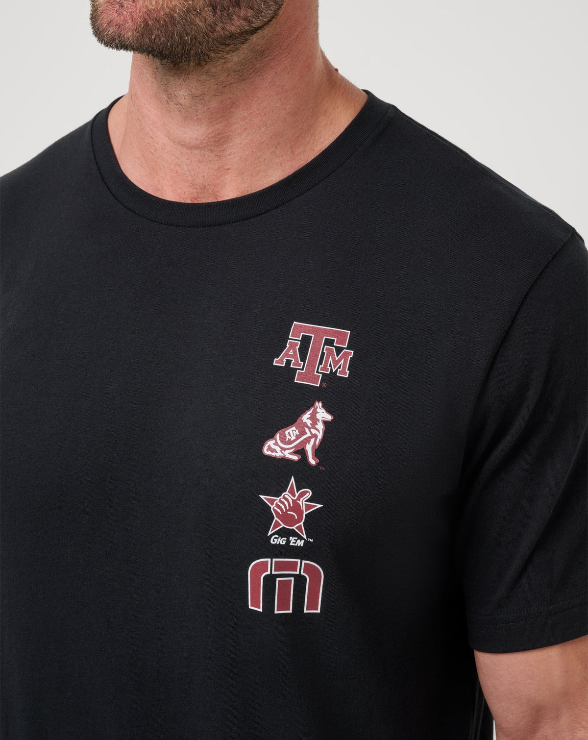 Texas A&M Playoffs 2.0 Tee Black | Travis Mathew