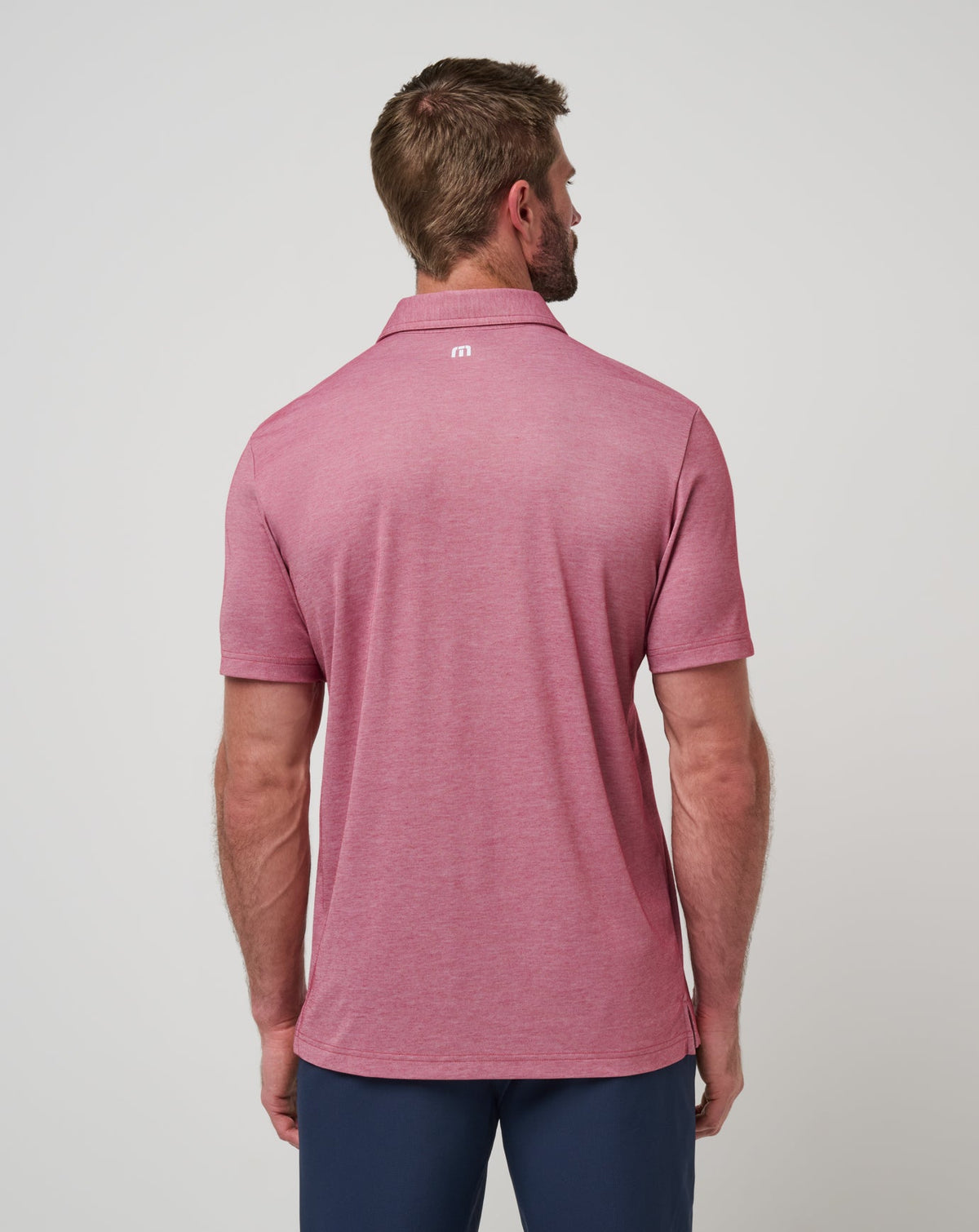 Mississippi School Pride Polo Heather Red | Travis Mathew