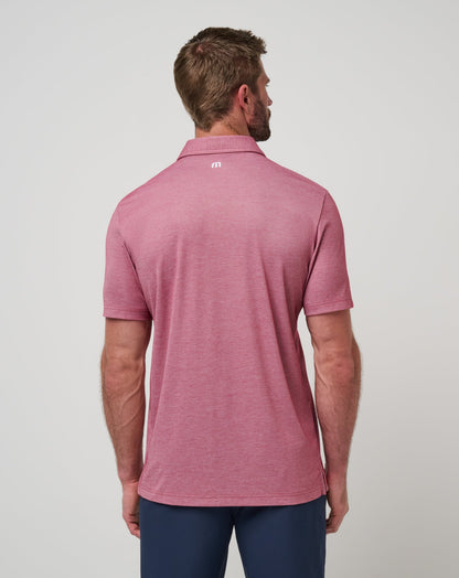 Mississippi School Pride Polo Heather Red | Travis Mathew
