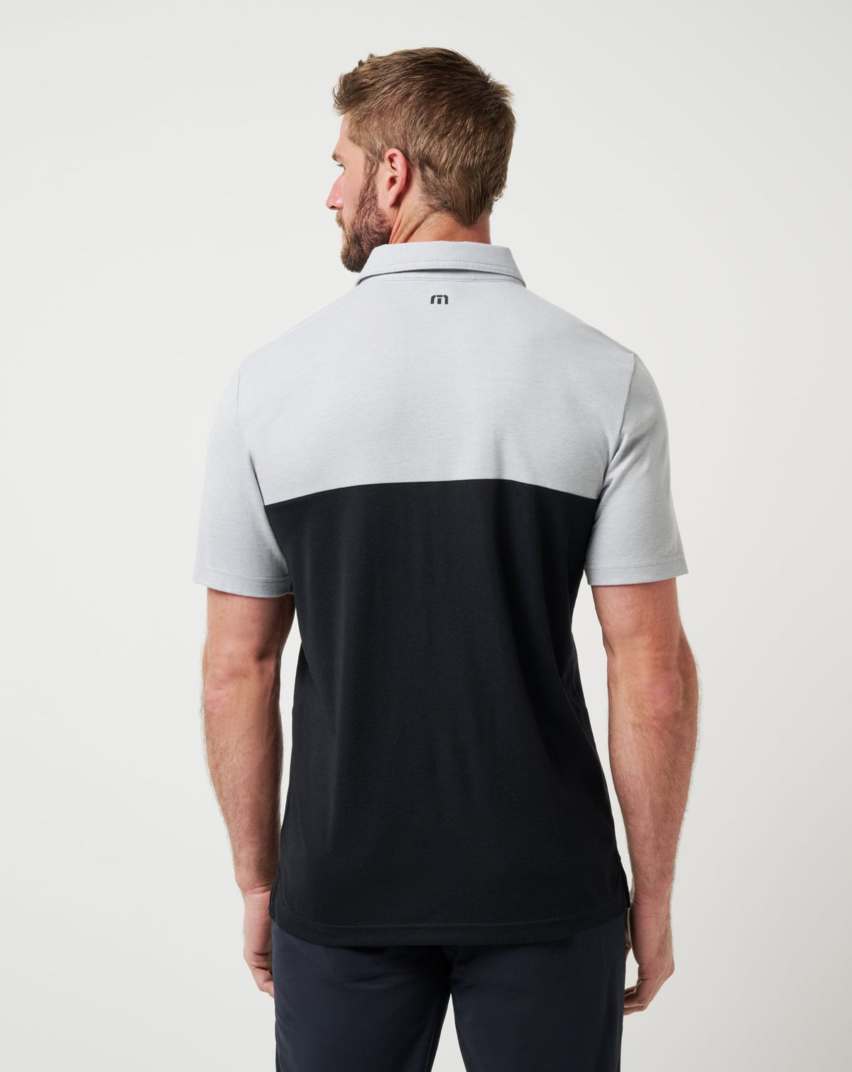 FSU Drop Back Polo Heather Grey/Black | Travis Mathew