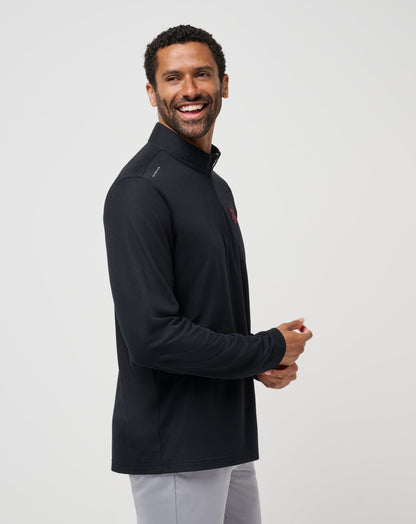 Texas A&M Time To Tailgate Quarter Zip Black | Travis Mathew