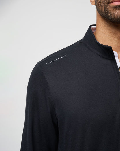 Texas A&M Time To Tailgate Quarter Zip Black | Travis Mathew
