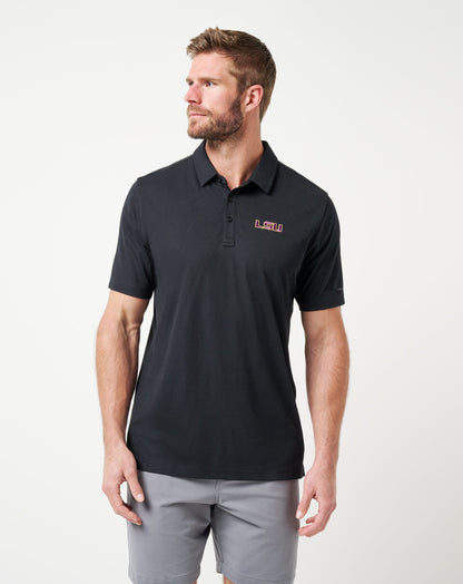 LSU School Pride Polo Black | Travis Mathew