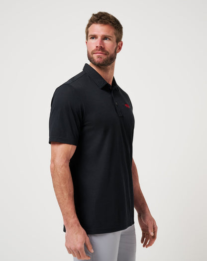 Arkansas School Pride Polo Black | Travis Mathew