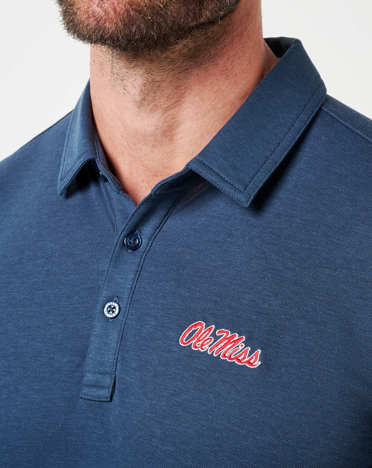 Mississippi School Pride Polo Navy | Travis Mathew