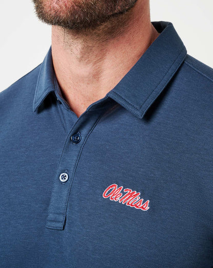 Mississippi School Pride Polo Navy | Travis Mathew