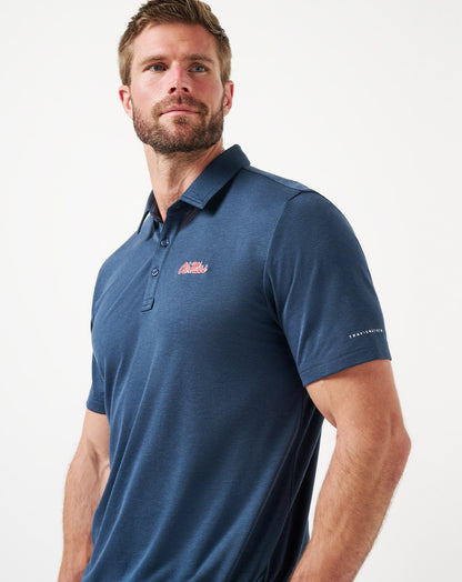 Mississippi School Pride Polo Navy | Travis Mathew
