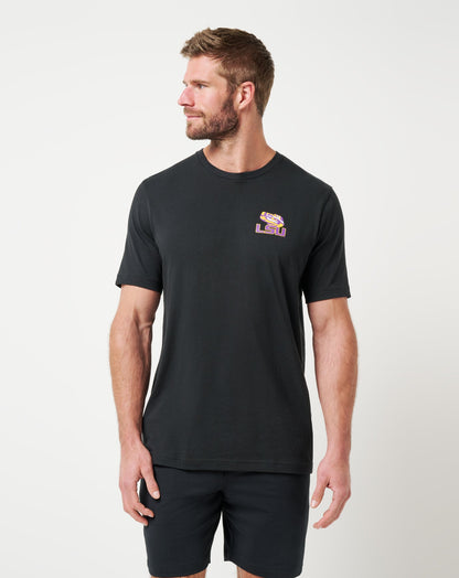 LSU Friendly Rivalry Tee Black | Travis Mathew