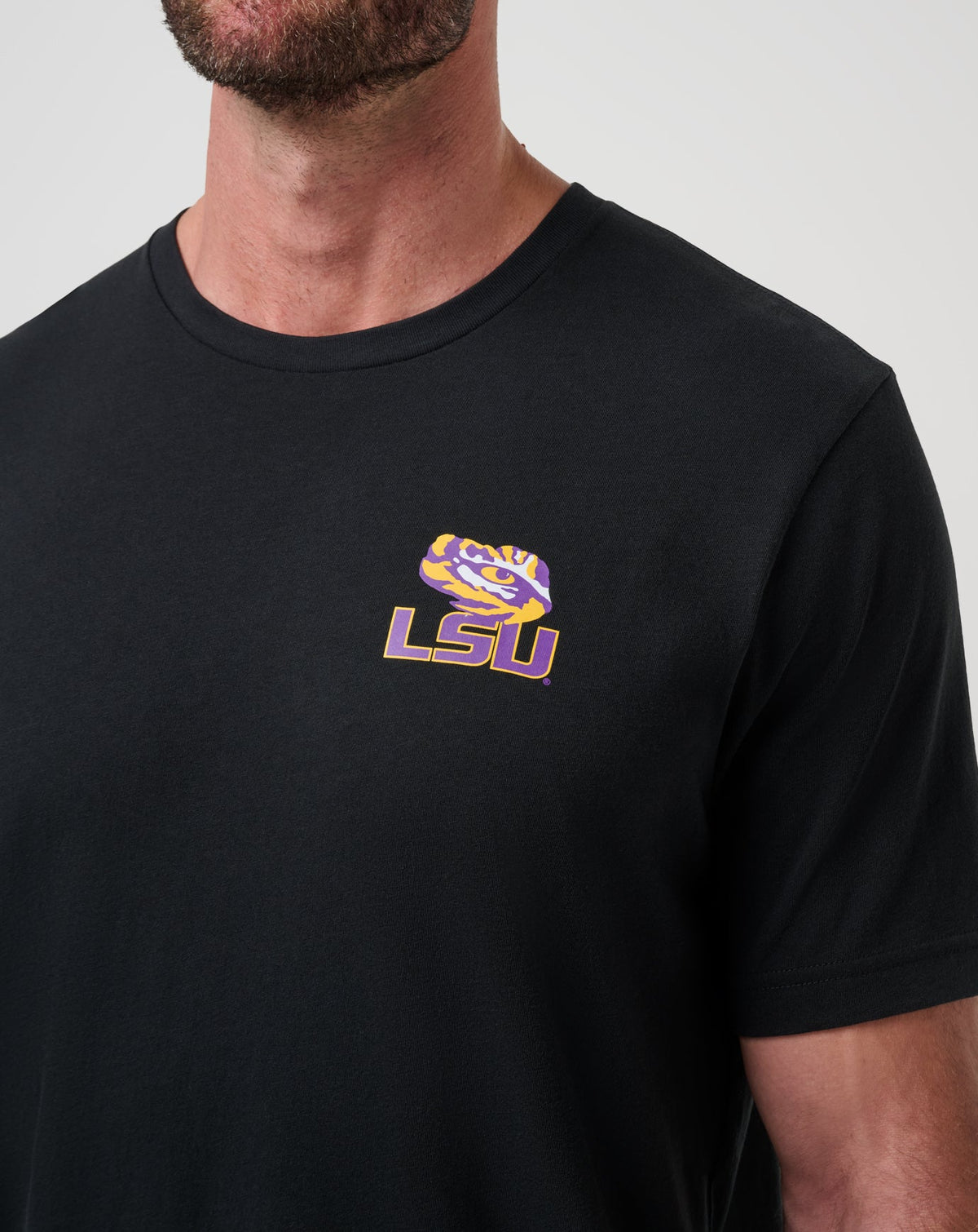 LSU Friendly Rivalry Tee Black | Travis Mathew