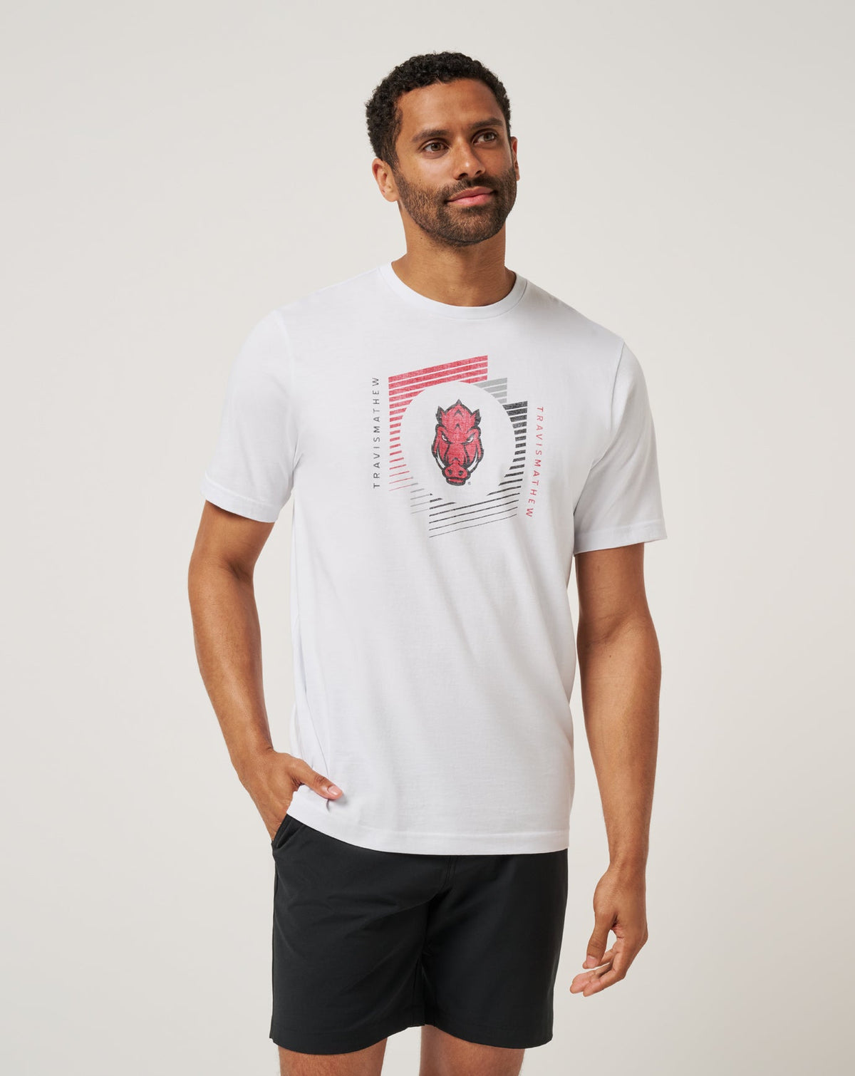 Arkansas Underdogs Tee White | Travis Mathew