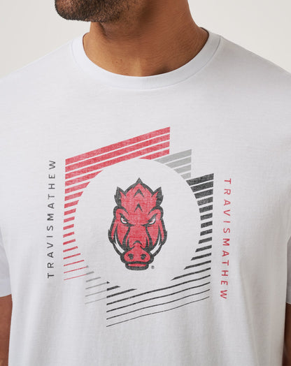 Arkansas Underdogs Tee White | Travis Mathew