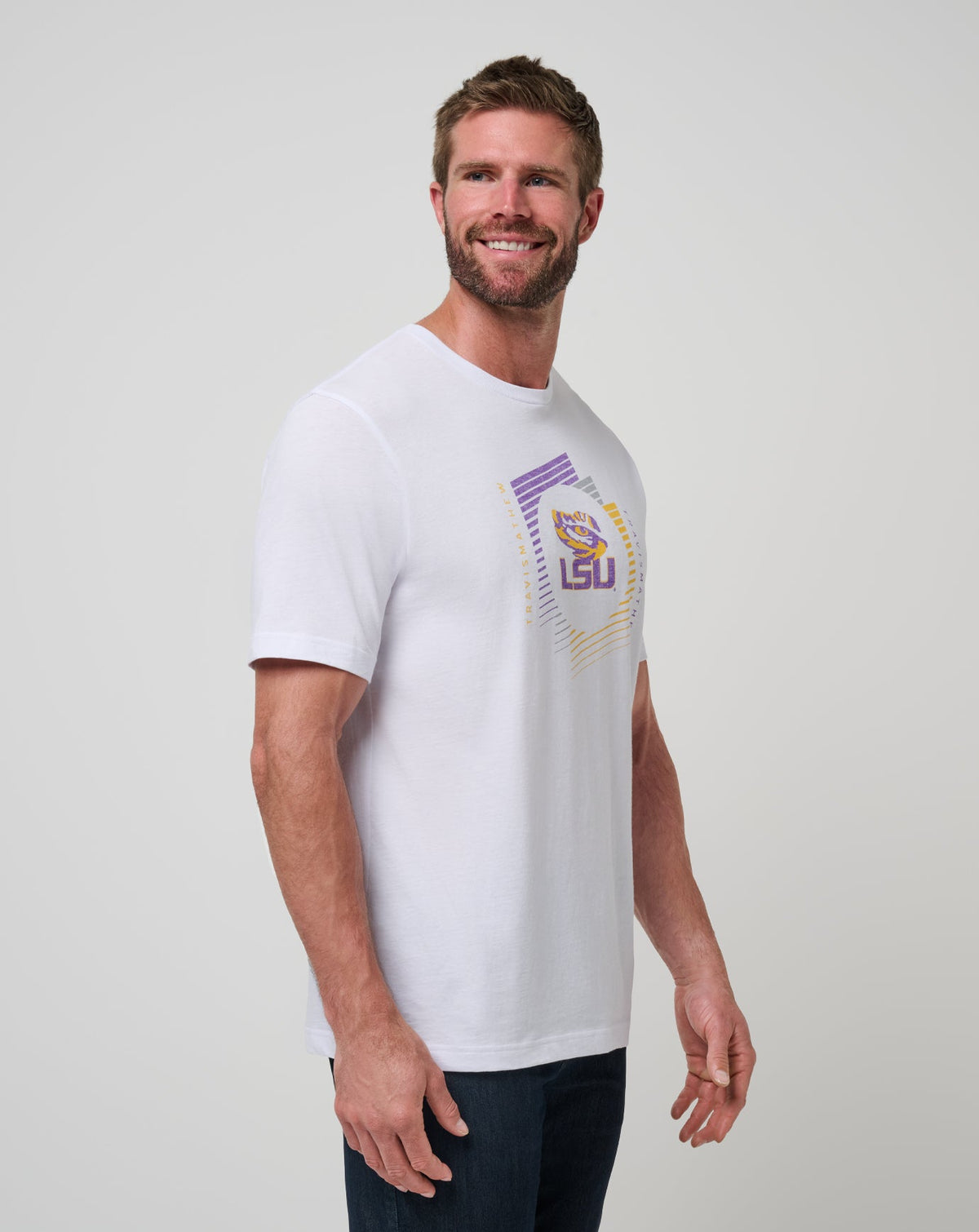 LSU Underdogs Tee White | Travis Mathew