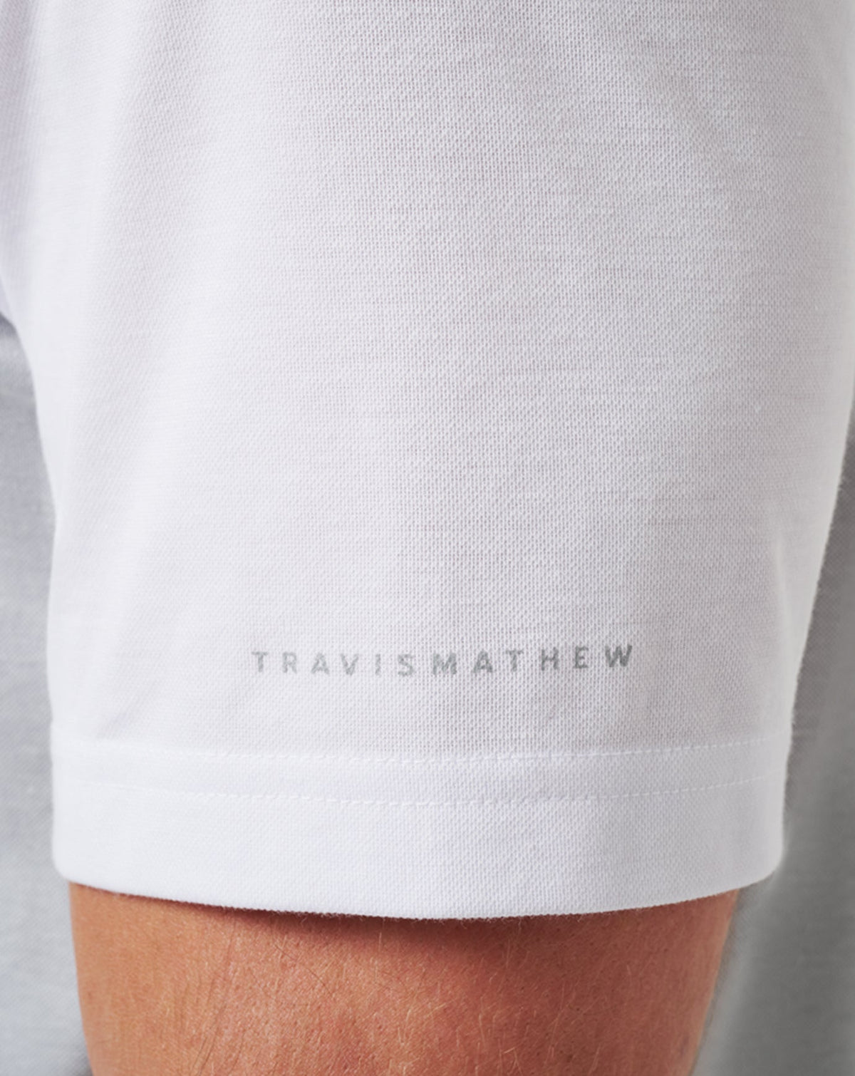 LSU Drop Back Polo White/Heather Grey | Travis Mathew