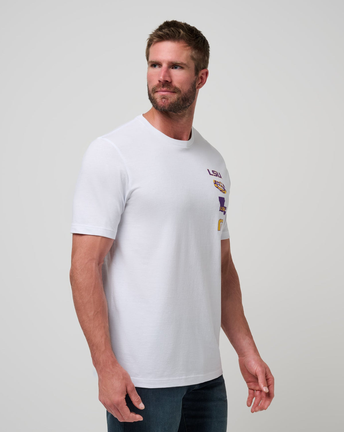 LSU Playoffs 2.0 Tee White | Travis Mathew