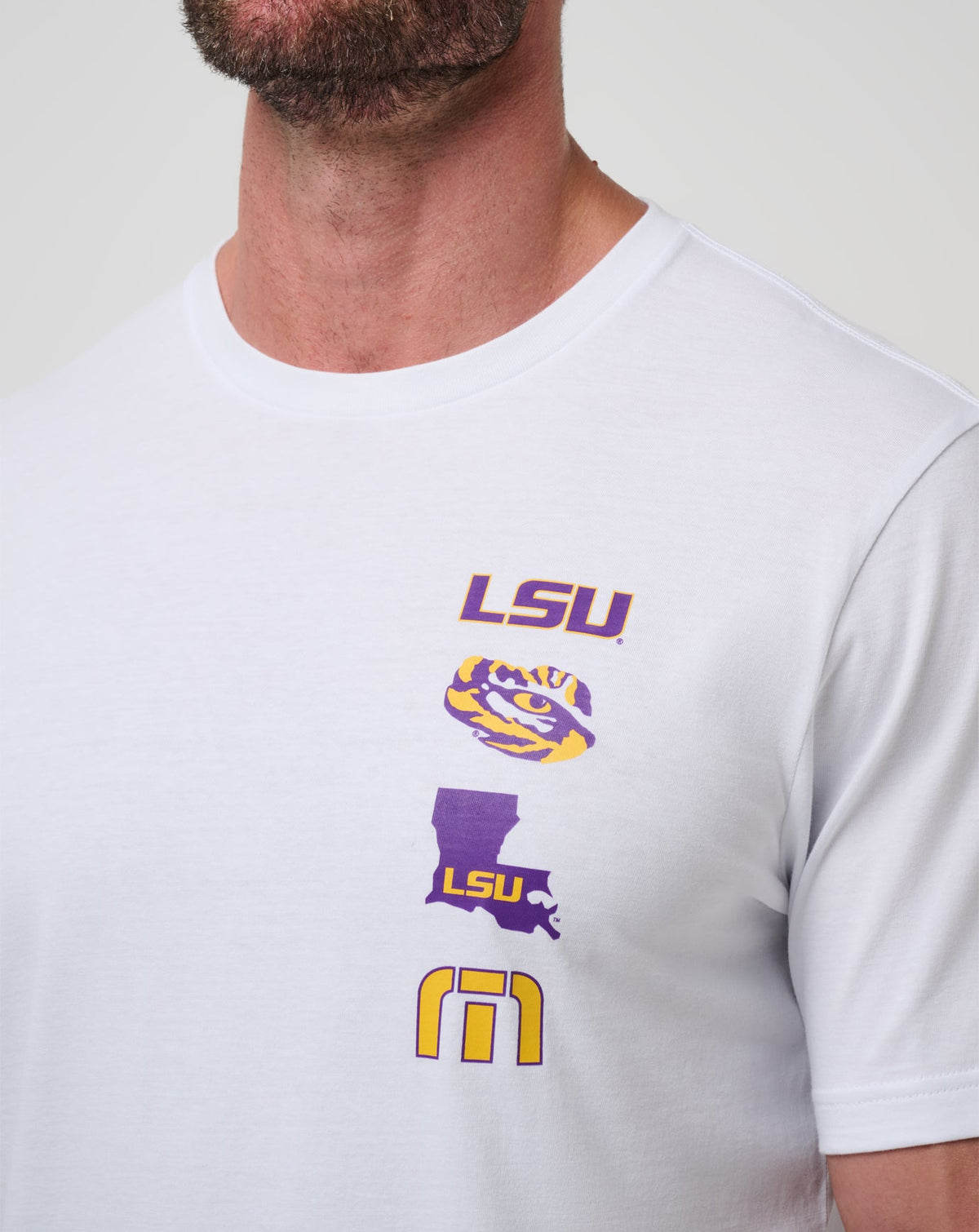 LSU Playoffs 2.0 Tee White | Travis Mathew