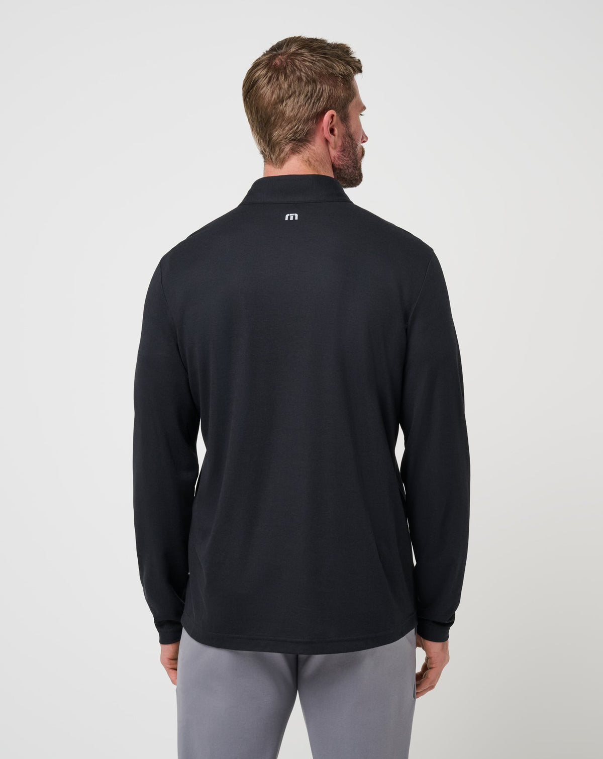 Iowa Time To Tailgate Quarter Zip Black | Travis Mathew