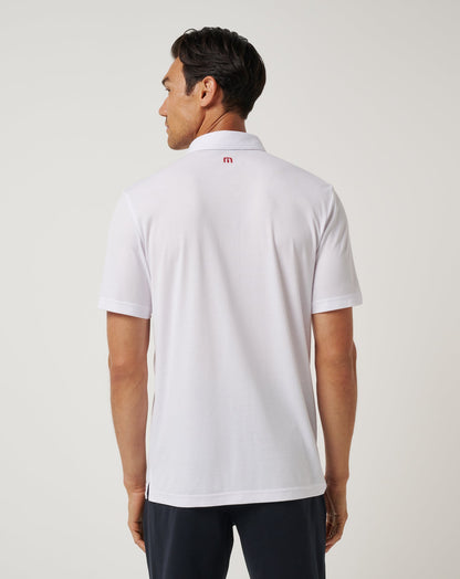 USC Top Recruit Polo White/Cardinal | Travis Mathew