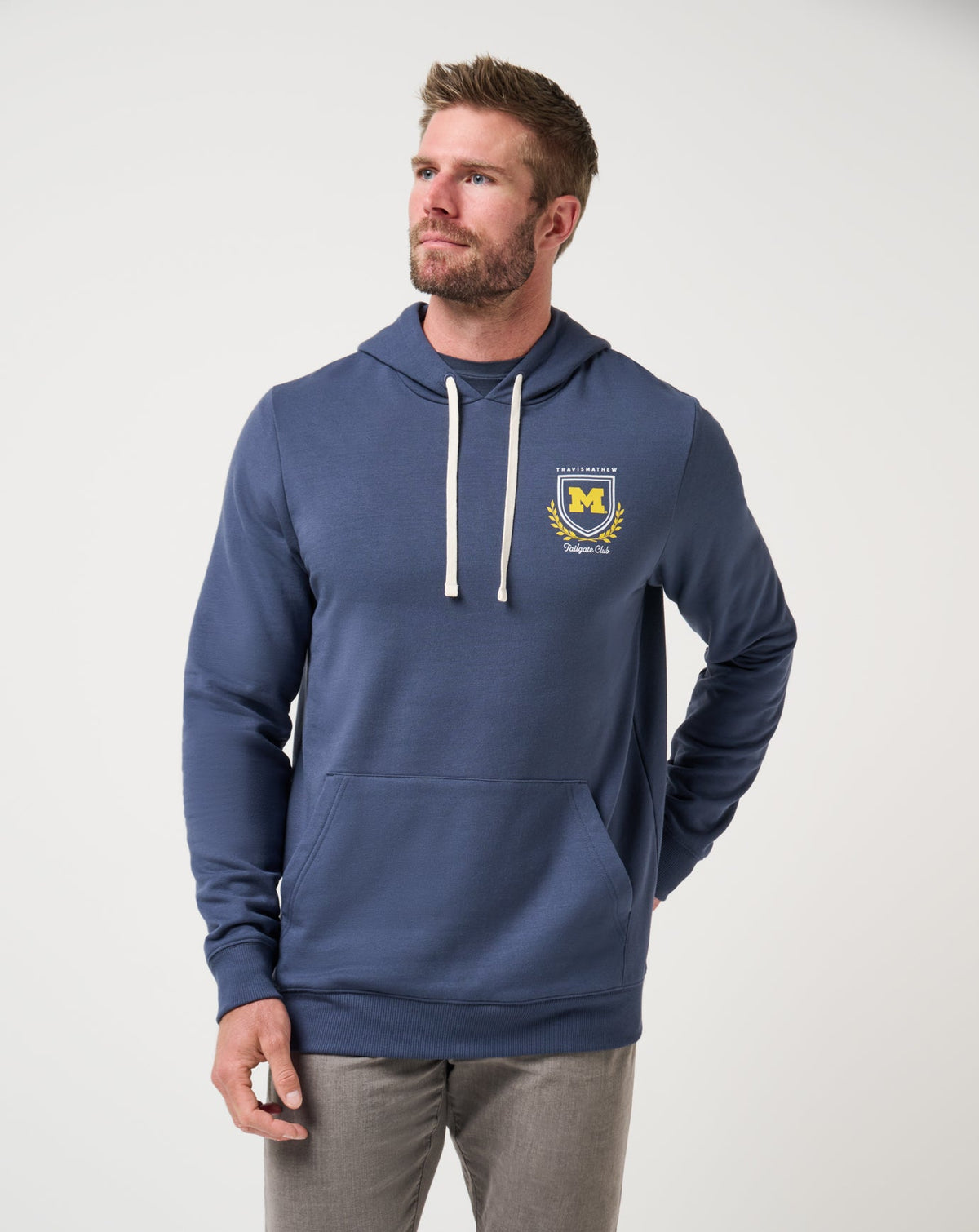 Michigan Stadium Hoodie Mood Indigo | Travis Mathew