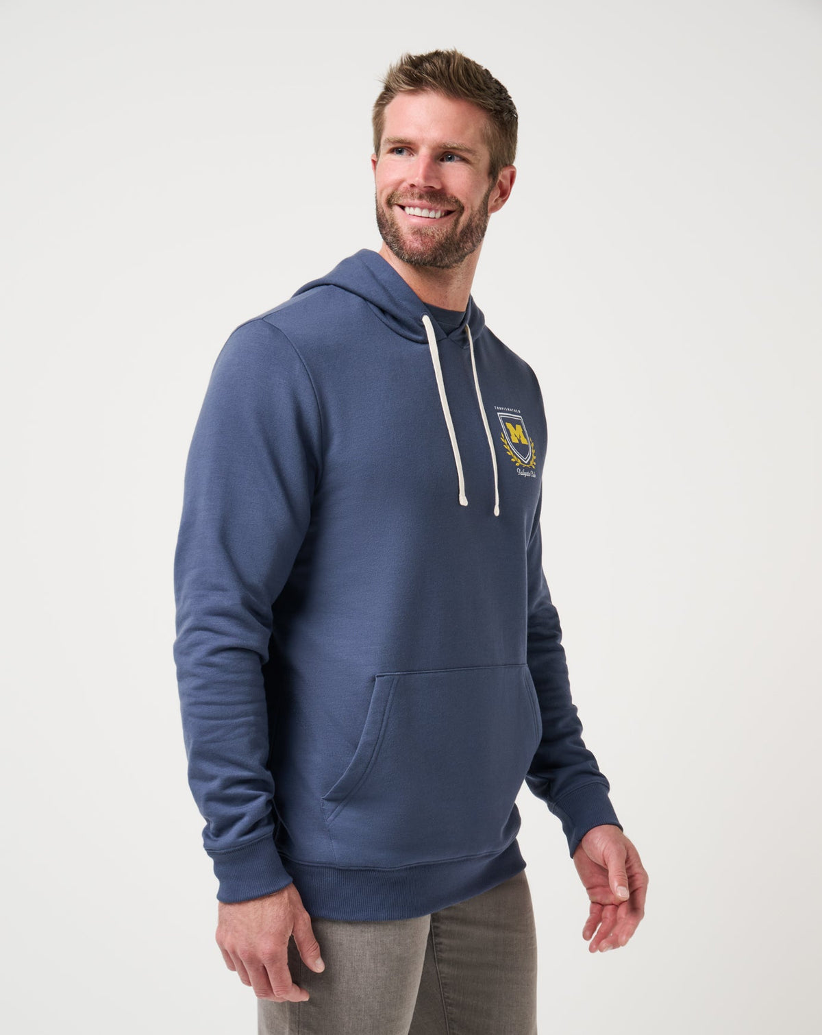 Michigan Stadium Hoodie Mood Indigo | Travis Mathew