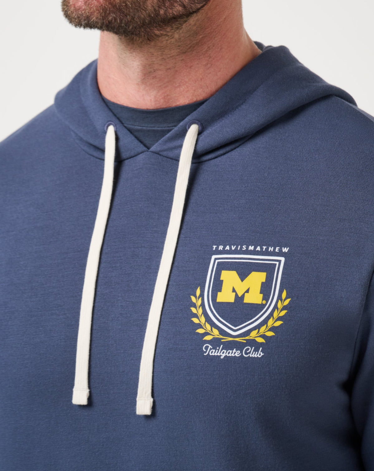 Michigan Stadium Hoodie Mood Indigo | Travis Mathew
