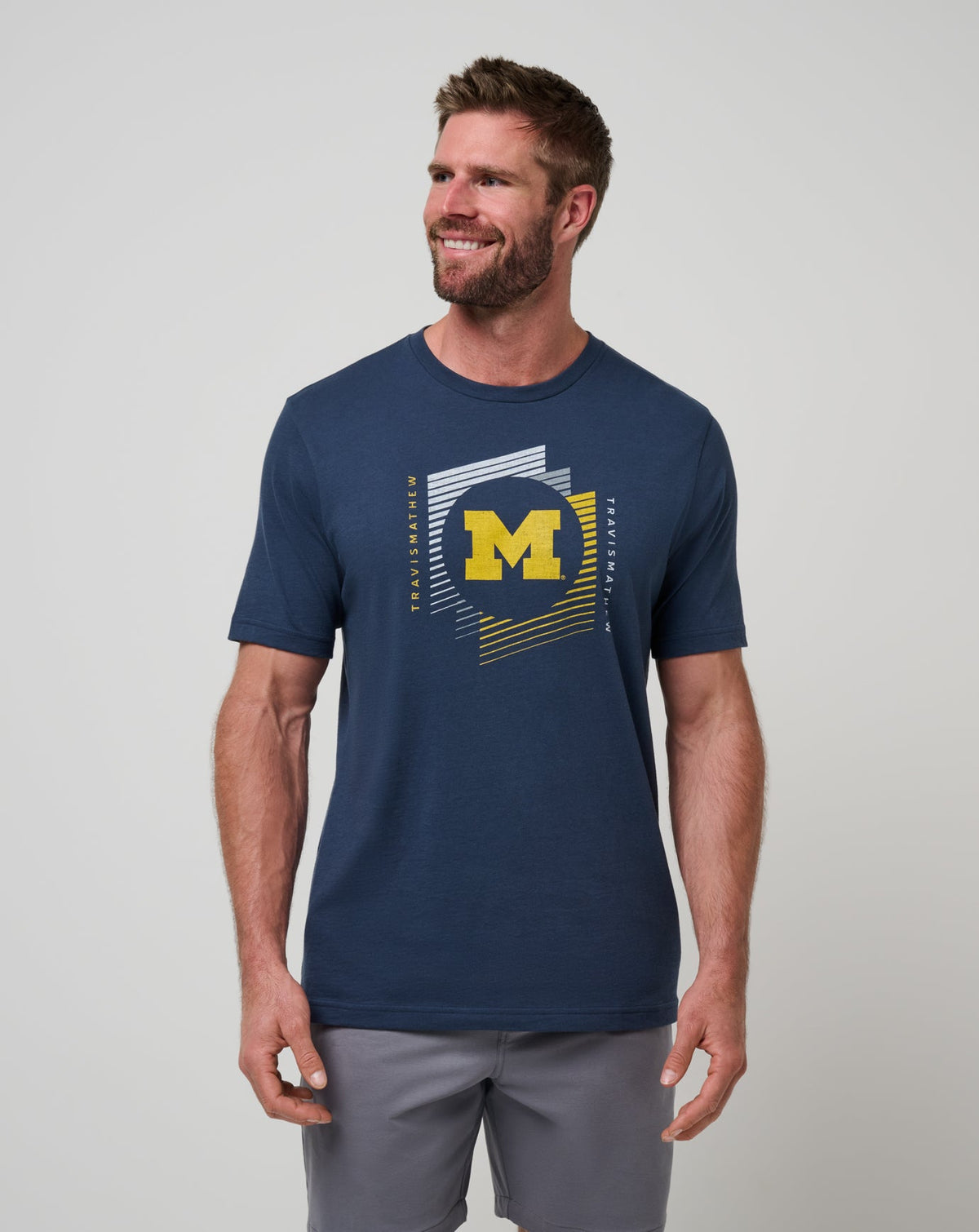 Michigan Underdogs Tee Navy | Travis Mathew