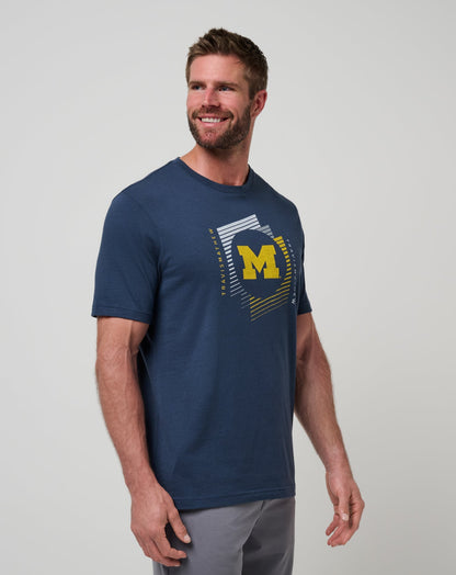Michigan Underdogs Tee Navy | Travis Mathew