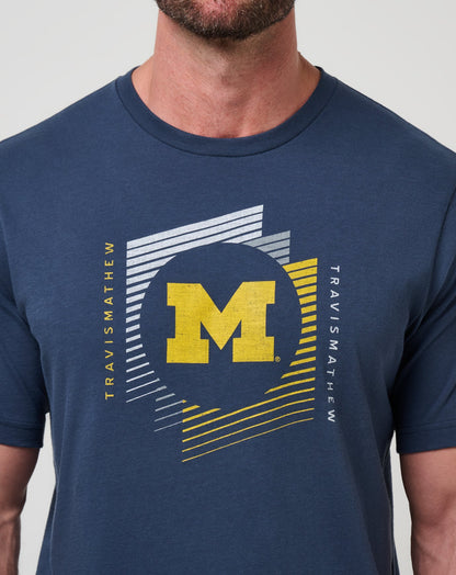 Michigan Underdogs Tee Navy | Travis Mathew