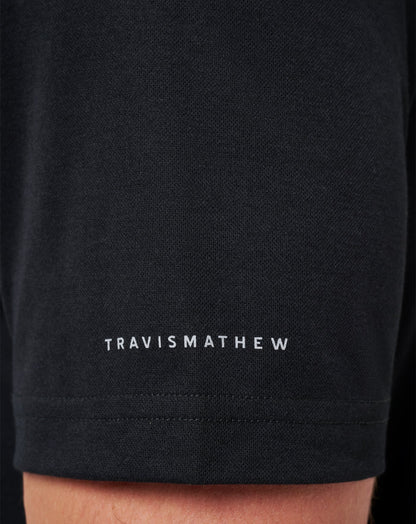Iowa School Pride Polo Black | Travis Mathew