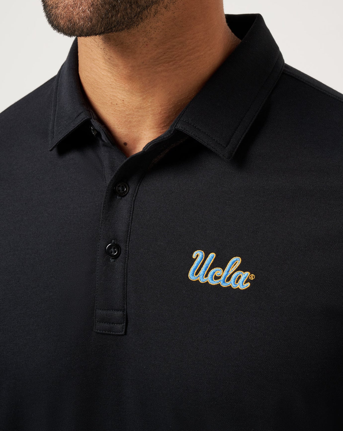 UCLA School Pride Polo Black | Travis Mathew
