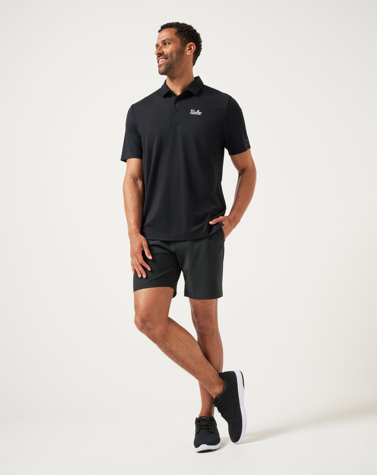 UCLA School Pride Polo Black | Travis Mathew