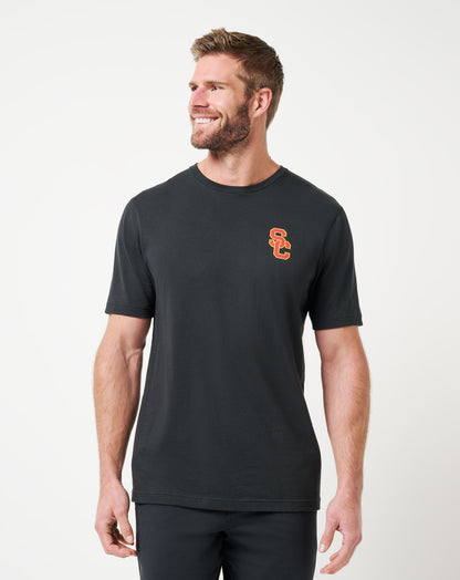 USC Friendly Rivalry Tee Black | Travis Mathew