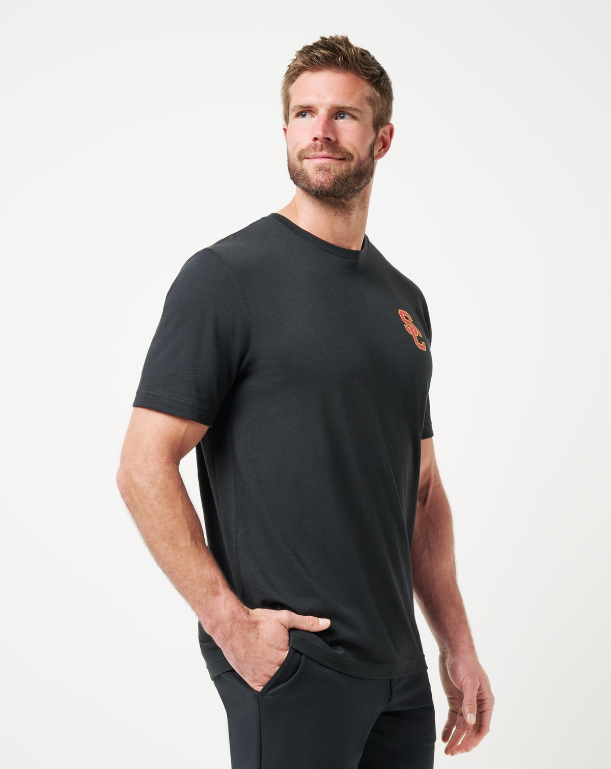 USC Friendly Rivalry Tee Black | Travis Mathew