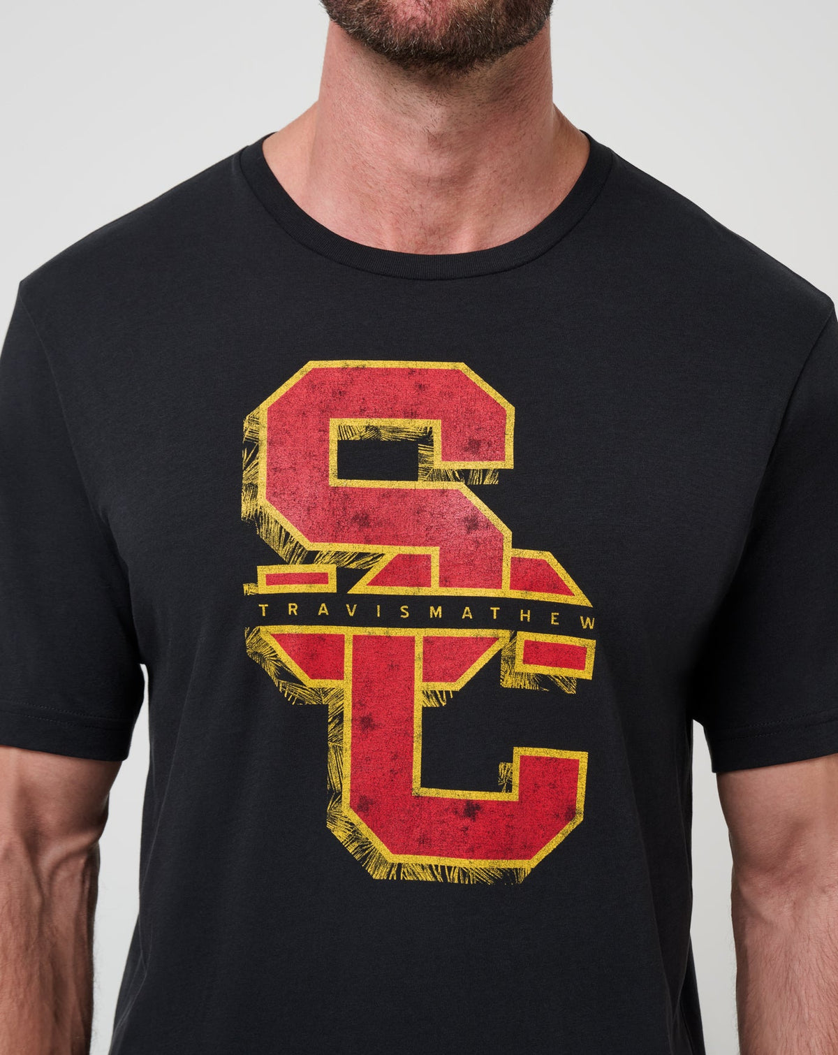 USC Fight Song Tee Black | Travis Mathew